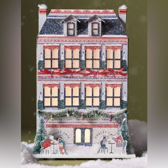 Anthropologie George & Viv Shop chalet cafe coffee shop paper houses - Picture 1 of 12